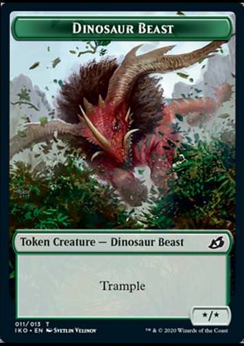 Token Dinosaurier Bestie (Dinosaur Beast)